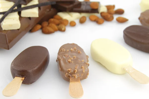 Set of various ice creams — Stock Photo, Image