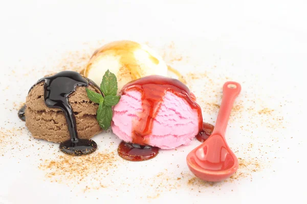 아이스크림의 3 개만 — 스톡 사진