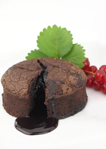 Souffl de chocolate — Fotografia de Stock