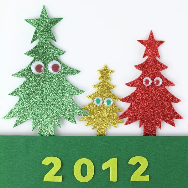 Karácsonyfa család — Stock Fotó