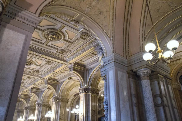 Strop haly opery, Vídeň. Austria.View 5 Royalty Free Stock Fotografie