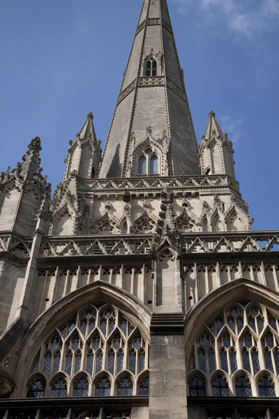 Церковь Святой Марии Редклифф в Бристоле — стоковое фото