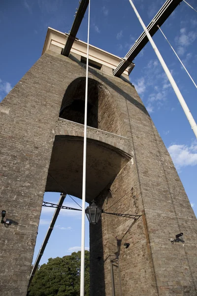 布里斯托尔克里夫顿悬索桥 — 图库照片