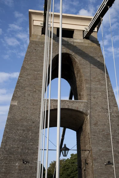 布里斯托尔克里夫顿悬索桥 — 图库照片