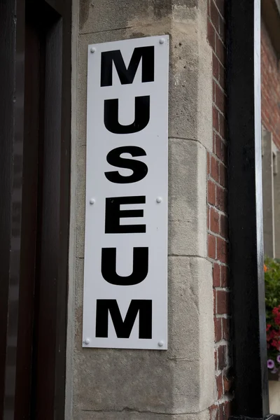 Museum Sign — Stock Photo, Image