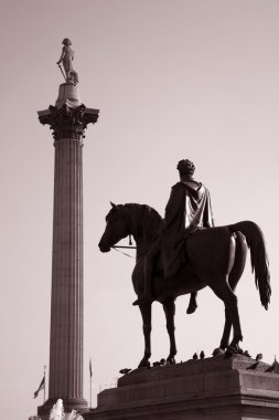 Nelsons Column, London clipart