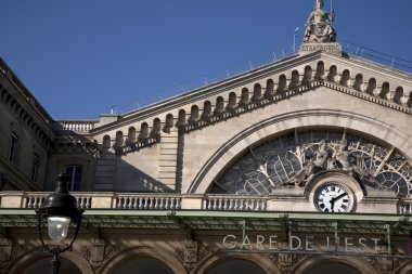 Railway Station, Paris clipart