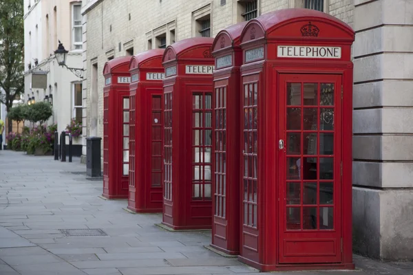 Caixas telefónicas, Londres — Fotografia de Stock