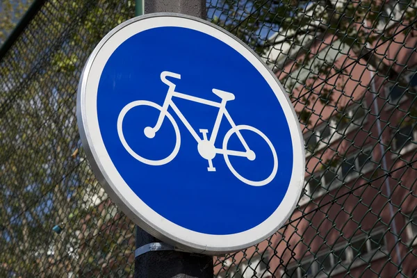 Signo de bicicleta — Foto de Stock
