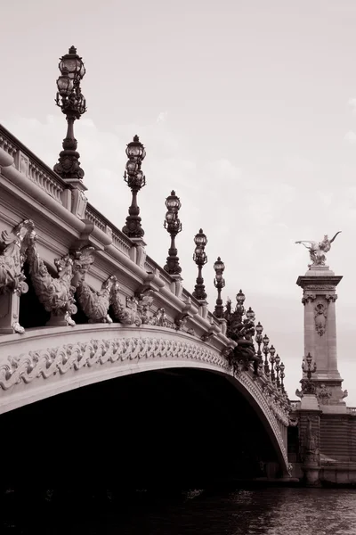 アレクサンドル 3 世橋、パリ — ストック写真