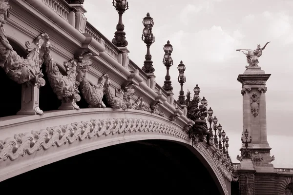 Alexandre iii brug, Parijs — Stockfoto