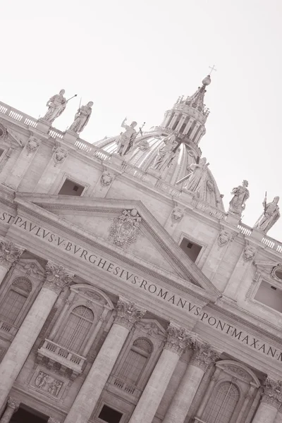 St peters Bazylika kościoła w Watykanie, Rzym — Zdjęcie stockowe