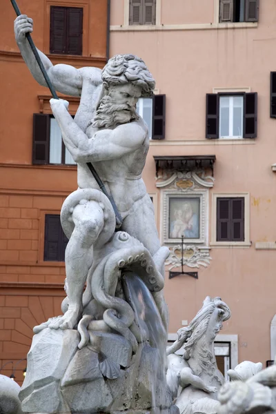 Площі Пьяцца Навона, Рим, Італія — стокове фото