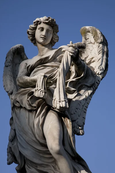 Pont sant angelo överbrygga av bernini i Rom — Stockfoto