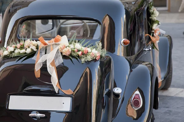 Svatební auto — Stock fotografie
