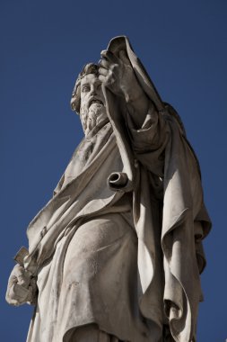 Statue of St Paul, Vatican, Rome clipart
