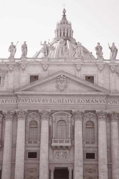Να υποχωρεί St βασιλική εκκλησία, Βάτικαν, Ρώμη — Φωτογραφία Αρχείου