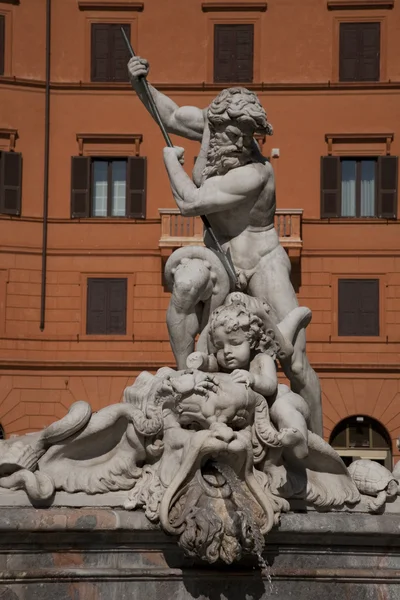 피아 자 나 보 나 광장, 로마, 이탈리아 — 스톡 사진