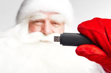 geleneksel Noel Baba foreg kolunda 3 g usb modem holding