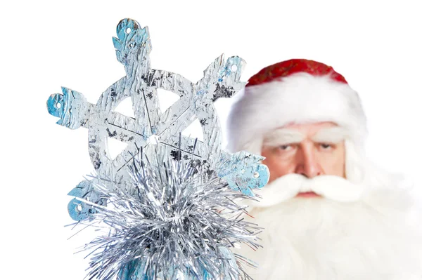 Eine traditionelle Weihnachtsmann-Klausel mit isoliertem Personal an Pfingsten — Stockfoto