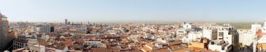 madrid, İspanya'nın başkenti'nın eski kesiminde panoramik fotoğraf. fr göster
