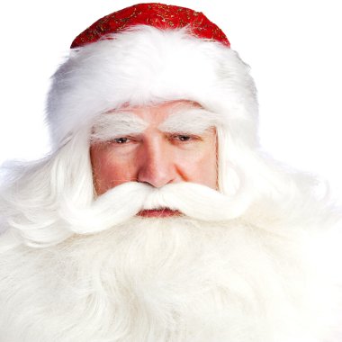 bir geleneksel Noel Noel Baba whit üzerinde izole personel ile