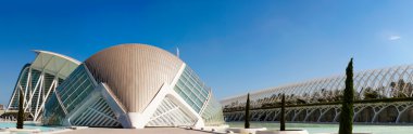 VALENCIA, SPAIN - SEPTEMBER 17: Day panoramic scenery of Hemisfe clipart