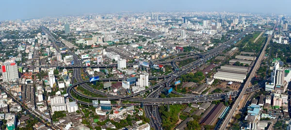 Beautiful view of Bangkok, Thailand From Baiyoke Sky Hotel — Stock Photo, Image