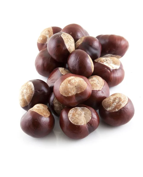 Group of chestnuts — Stock Photo, Image