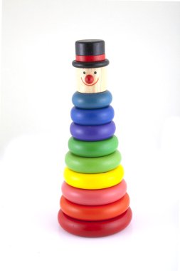 Toy tower clipart