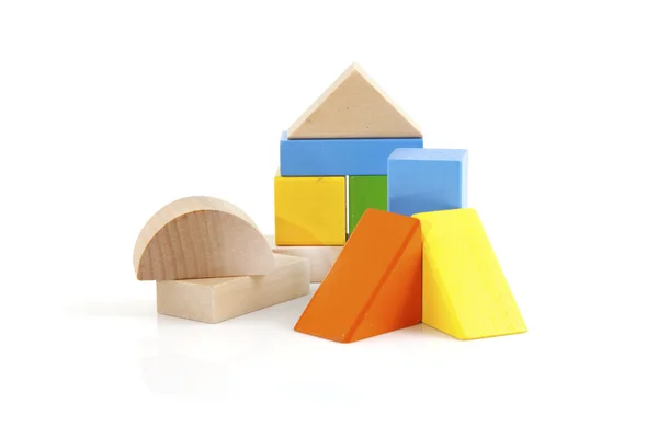 Bloques de juguete de madera —  Fotos de Stock