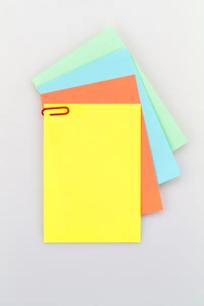 Notepad pada seri latar belakang putih — Stok Foto