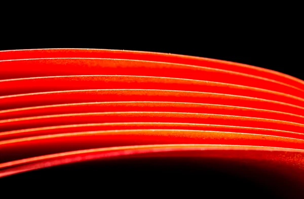 Glühend rotes Papier abstrakt — Stockfoto