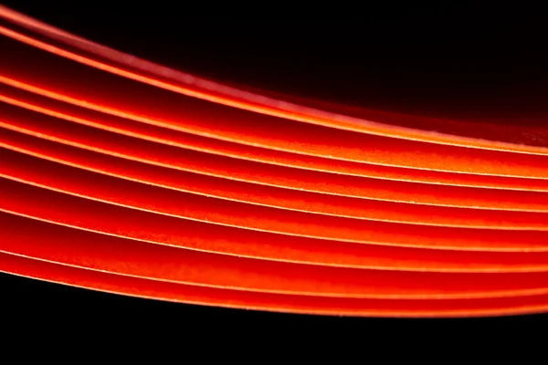 Glühend rotes Papier Hintergrund — Stockfoto