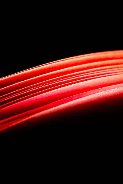 Curva vermelha Fiery — Fotografia de Stock