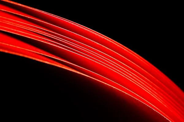 La curva roja — Foto de Stock