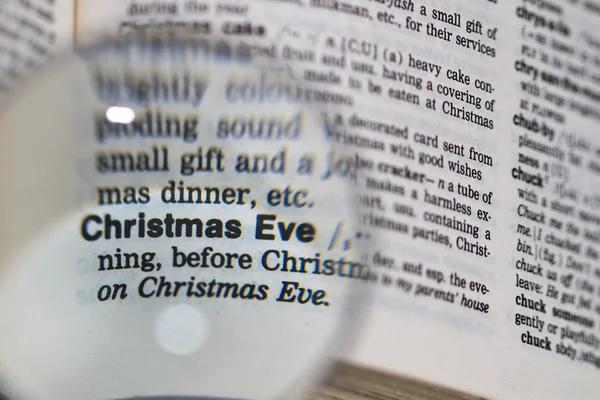 stock image Christmas Eve Magnified