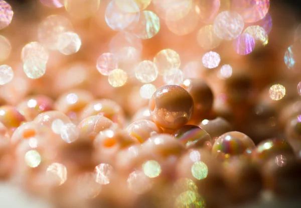 Perlen für Weihnachten Hintergrund — Stockfoto