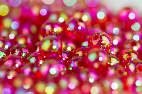 Red beads background II — Stock Photo, Image