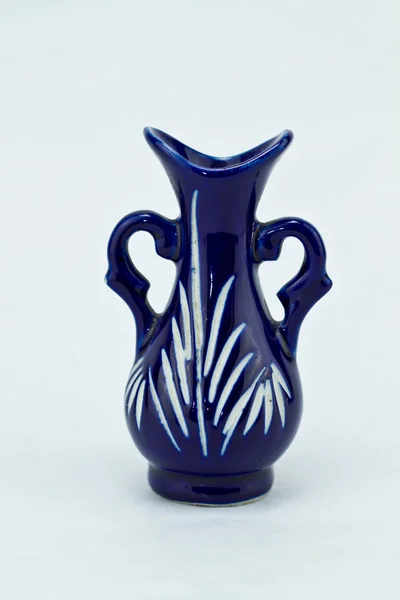 Blue Vase with bluish background — Stock Photo, Image