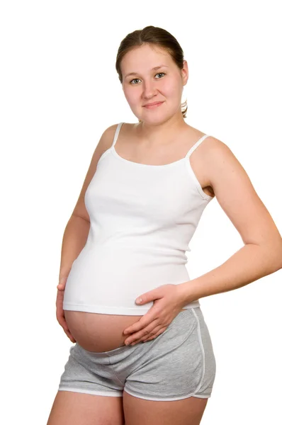 Beleza de gravidez — Fotografia de Stock