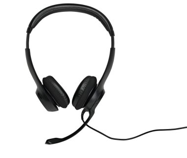 Audio headset (clippin path ) clipart