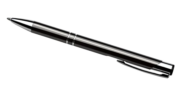 Шариковая ручка на белом фоне — стоковое фото