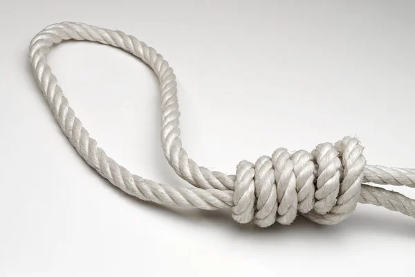 Rope with hangman's noose — Stock Photo, Image