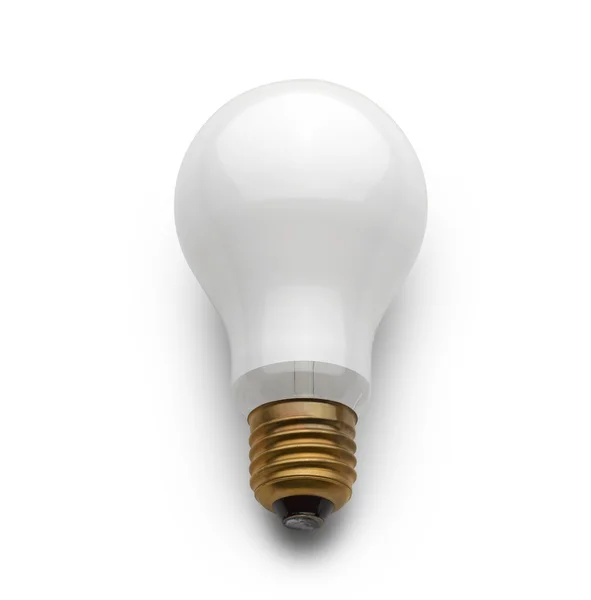 Lámpara de bombilla eléctrica (camino de recorte ) — Foto de Stock