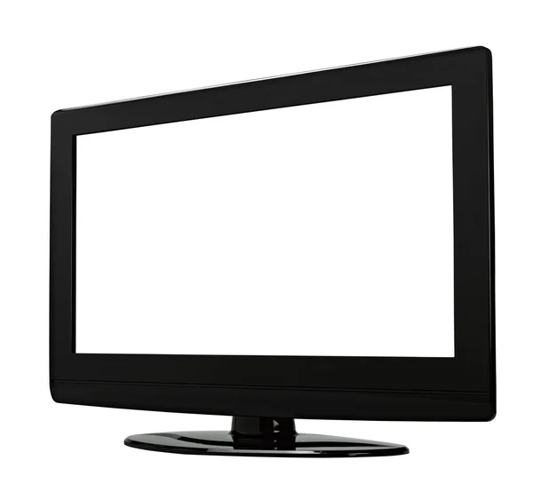 Plochá TV obrazovka lcd, plasma.there je cesta pro obrazovku. — Stock fotografie