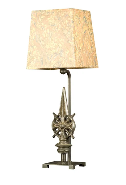 Lampe de table décorative isolée sur fond blanc — Photo