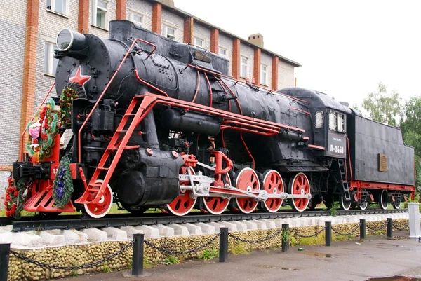 Steam locomotive, fjäril — Stockfoto