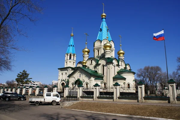 Orosz templom Jogdíjmentes Stock Fotók