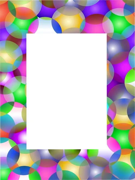 Frame with bubbles — Stock Vector